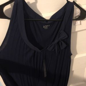 Loft tank top with bow